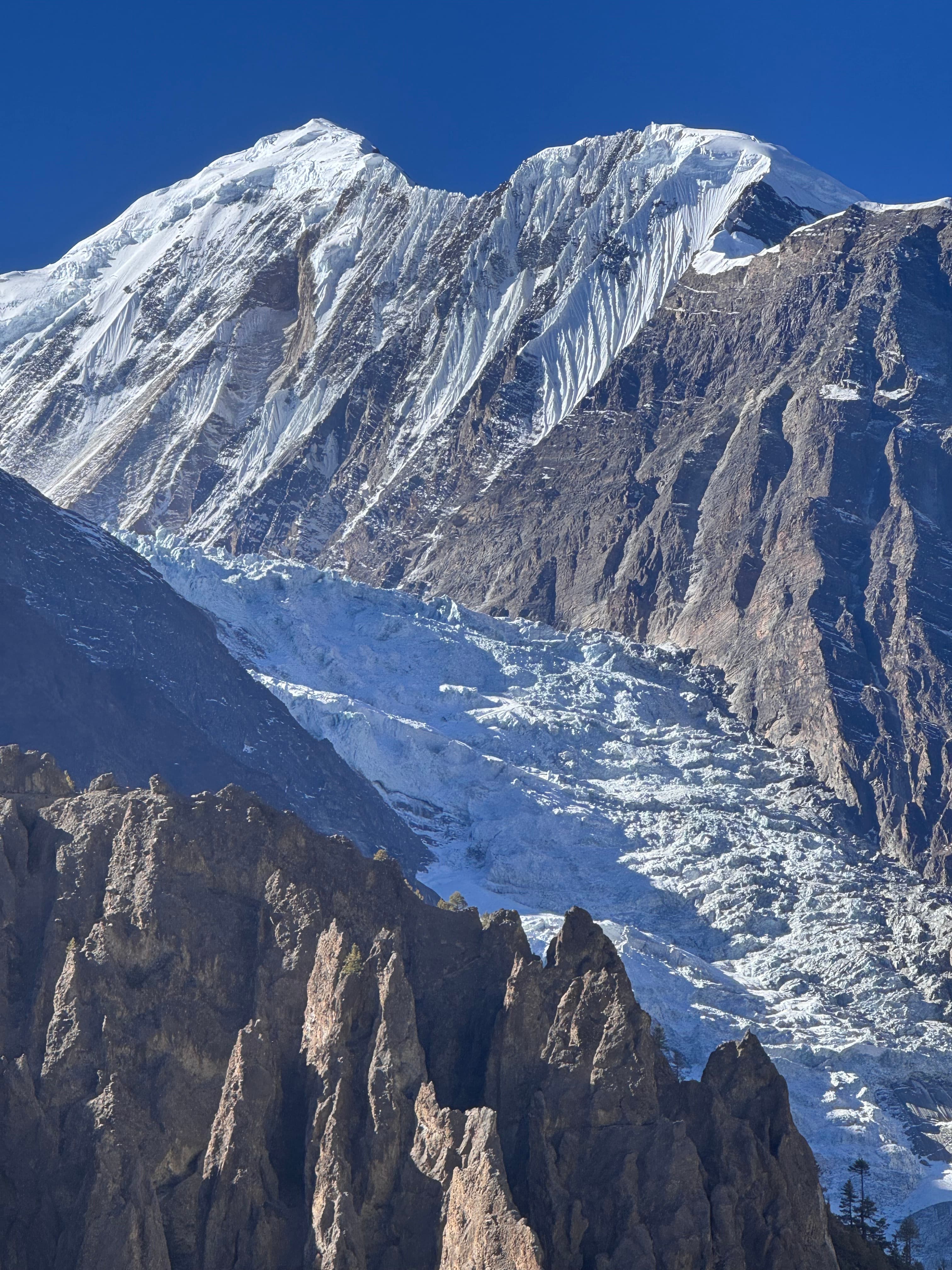 The mighty Annapurna Glacier